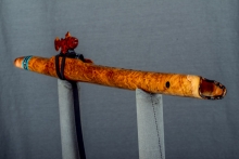 Brown Mallee Burl Native American Flute, Minor, High C-5, #L23A (8)